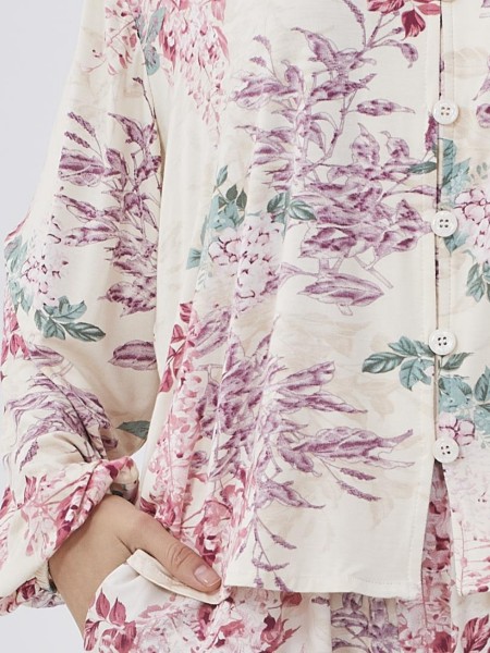 Picture of Women's Two-Piece Pajama with Buttons