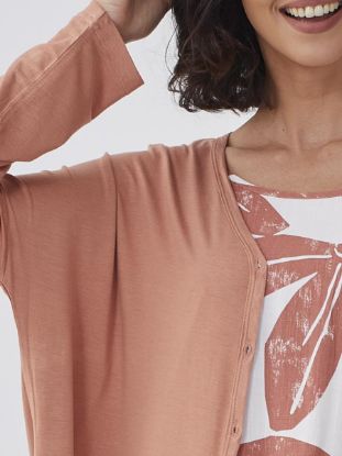 Picture of Women's Three-Piece Pajama with Buttons