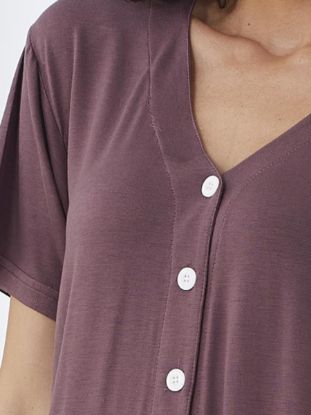 Picture of Women's Two-Piece Pajama with Buttons