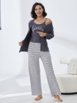 Picture of Women's Three-Piece Pajama with Buttons