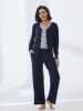 Picture of Women's Three-Piece Pajama with Buttons