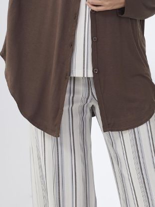 Picture of Women's Three-Piece Pajama with Buttons