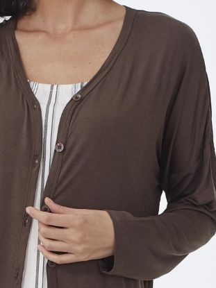Picture of Women's Three-Piece Pajama with Buttons