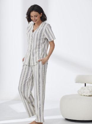 Picture of Women's Two-Piece Pajama with Buttons