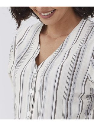 Picture of Women's Two-Piece Pajama with Buttons