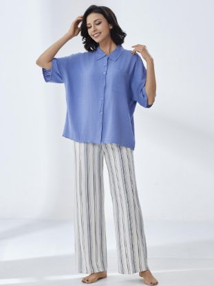 Picture of Women's Two-Piece Pajama with Buttons