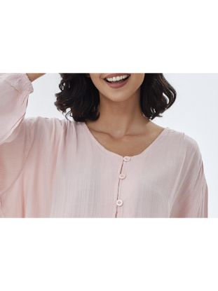 Picture of Women's Two-Piece Pajama with Buttons