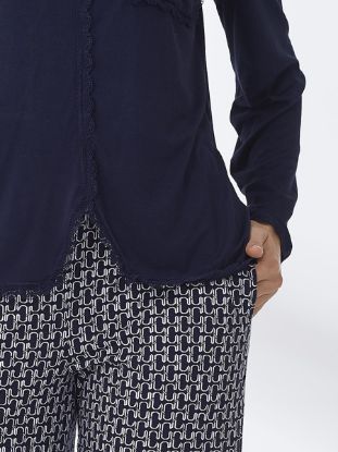 Picture of Women's Two-Piece Pajama with Buttons