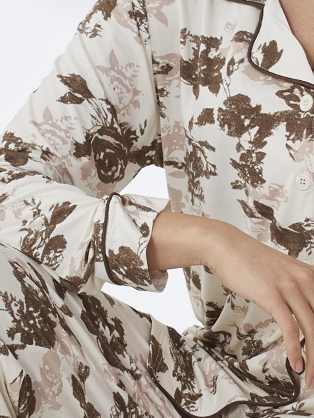 Picture of Women's Two-Piece Pajama with Buttons