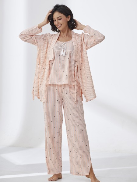 Picture of Women's Three-Piece Pajama