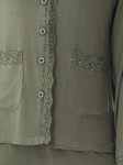 Picture of Women's Three-Piece Pajama with Buttons