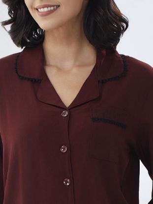 Picture of Women's Two-Piece Pajama with Buttons