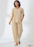 Picture of Women's Two-Piece Pajama with Buttons