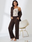 Picture of Women's Three-Piece Pajama with Buttons