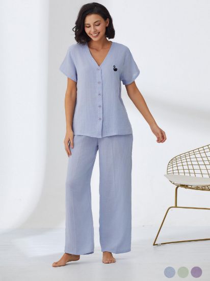 Picture of Women's Two-Piece Pajama with Buttons