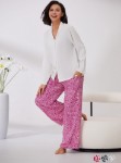 Picture of Women's Two-Piece Pajama with Buttons