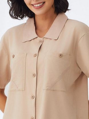 Picture of Women's Two-Piece Pajama with Buttons