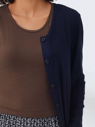 Picture of Women's Three-Piece Pajama with Buttons