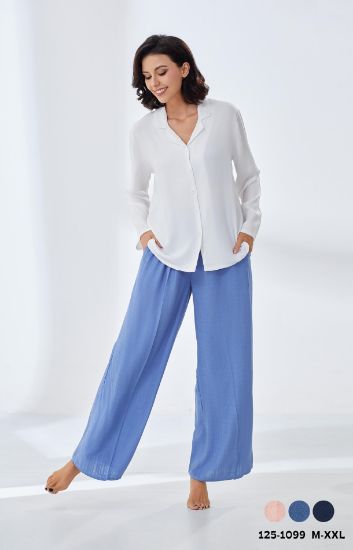 Picture of Women's Two-Piece Pajama with Buttons