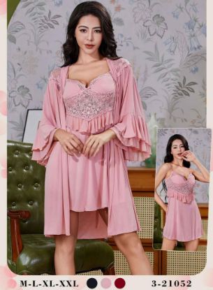 Picture of Women's two-piece lingerie robe