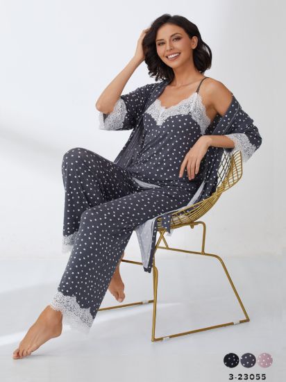 Picture of Women's Three-Piece Pajama