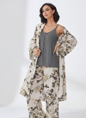 Picture of Women's Three-Piece Pajama