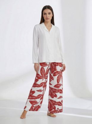 Picture of Women's Two-Piece Pajama with Buttons