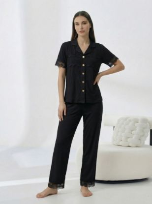 Picture of Women's Two-Piece Pajama with Buttons