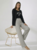 Picture of Women's Three-Piece Pajama with Buttons