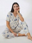 Picture of Women's Two-Piece Pajama with Buttons