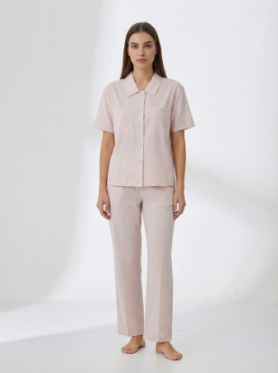 Picture of Women's Two-Piece Pajama with Buttons