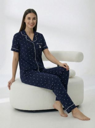 Picture of Women's Two-Piece Pajama with Buttons