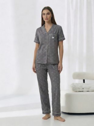 Picture of Women's Two-Piece Pajama with Buttons
