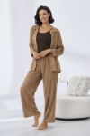 Picture of Women's Three-Piece Pajama with Buttons