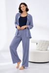 Picture of Women's Three-Piece Pajama with Buttons