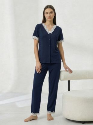 Picture of Women's Two-Piece Pajama with Buttons