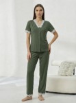Picture of Women's Two-Piece Pajama with Buttons