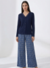 Picture of Women's Two-Piece Pajama with Buttons