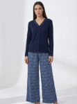 Picture of Women's Two-Piece Pajama with Buttons