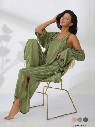 Picture of Women's Three-Piece Pajama