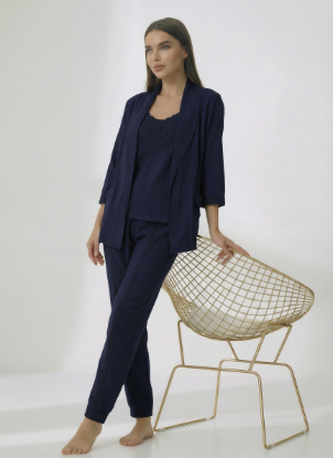 Picture of Women's Three-Piece Pajama