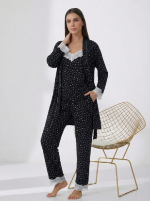 Picture of Women's Three-Piece Pajama