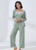 Picture of Women's Three-Piece Pajama with Buttons