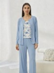 Picture of Women's Three-Piece Pajama with Buttons
