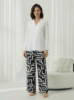 Picture of Women's Two-Piece Pajama with Buttons