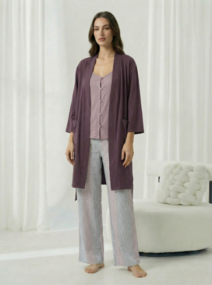 Picture of Women's Three-Piece Pajama
