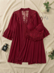 Picture of Women's two-piece lingerie robe