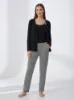 Picture of Women's Three-Piece Pajama with Buttons