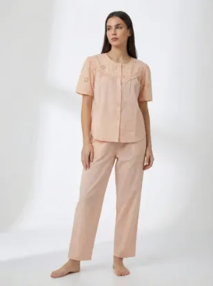 Picture of Women's Two-Piece Pajama with Buttons