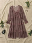 Picture of Women's two-piece lingerie robe